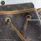Louis Vuitton Montsoueris Backpack MM Brown canvas Vintage